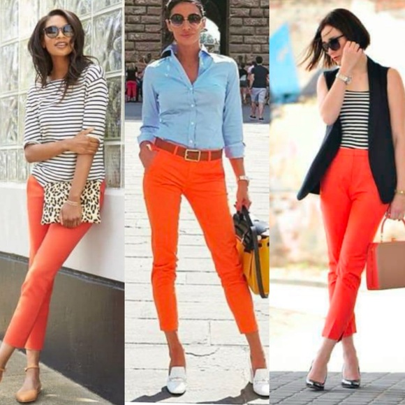 Asos Orange Smart office Pants - Picture 4 of 17